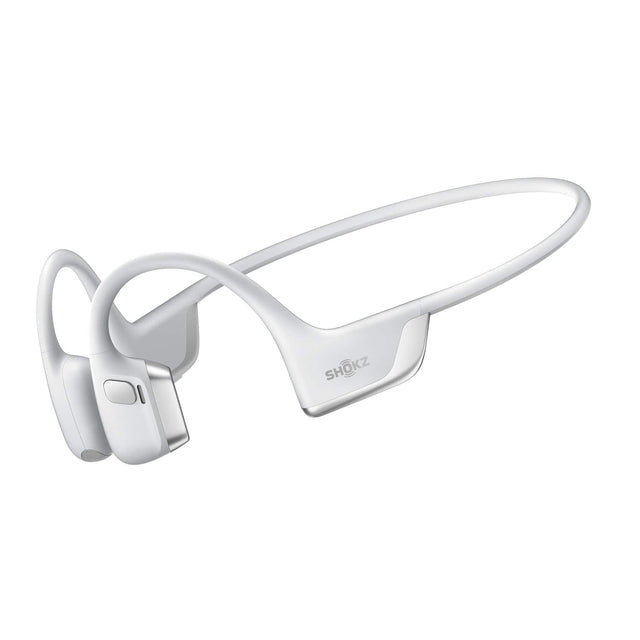 Shokz OpenRun Pro 2 Bone-Conduction Open-Ear Sport Headphones with Microphones, Silver