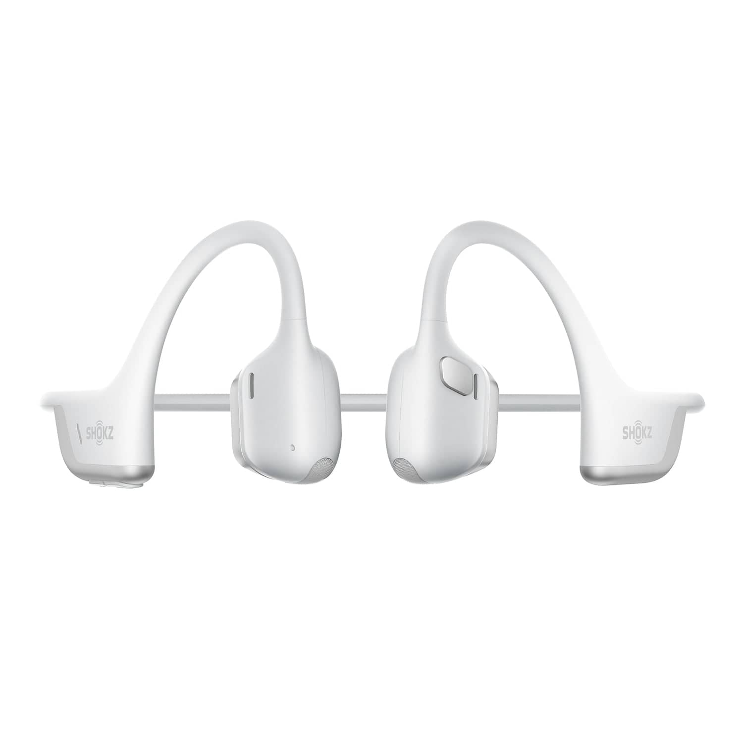 Shokz OpenRun Pro 2 Bone-Conduction Open-Ear Sport Headphones with Microphones, Silver