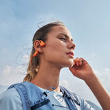 Shokz OpenRun Pro 2 Mini Bone-Conduction Open-Ear Sport Headphones with Microphones, Orange