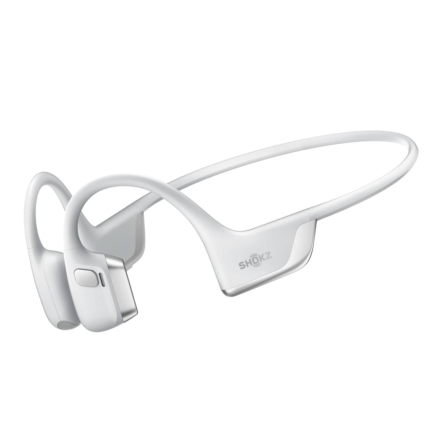 Shokz OpenRun Pro 2 Mini Bone-Conduction Open-Ear Sport Headphones with Microphones, Silver