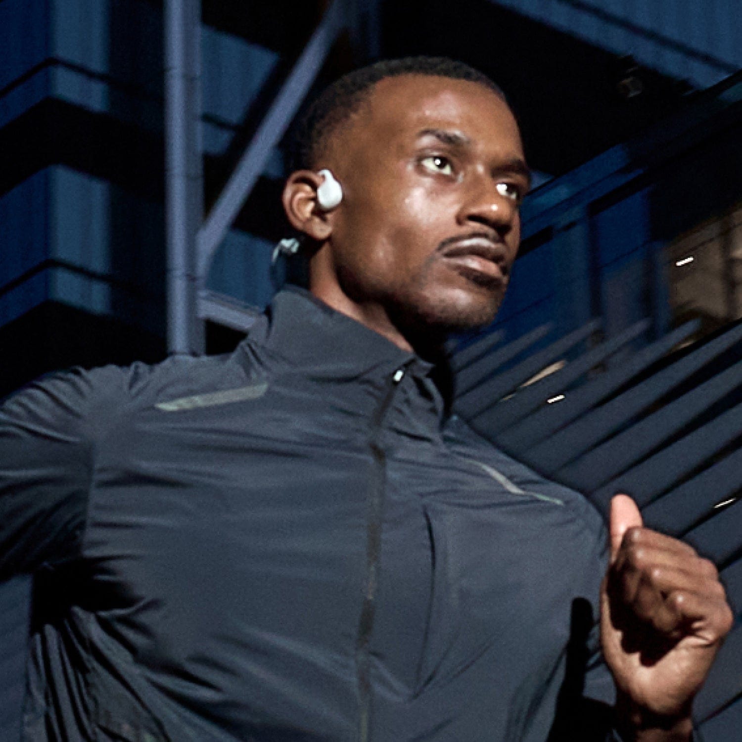 Shokz OpenRun Pro 2 Mini Bone-Conduction Open-Ear Sport Headphones with Microphones, Silver