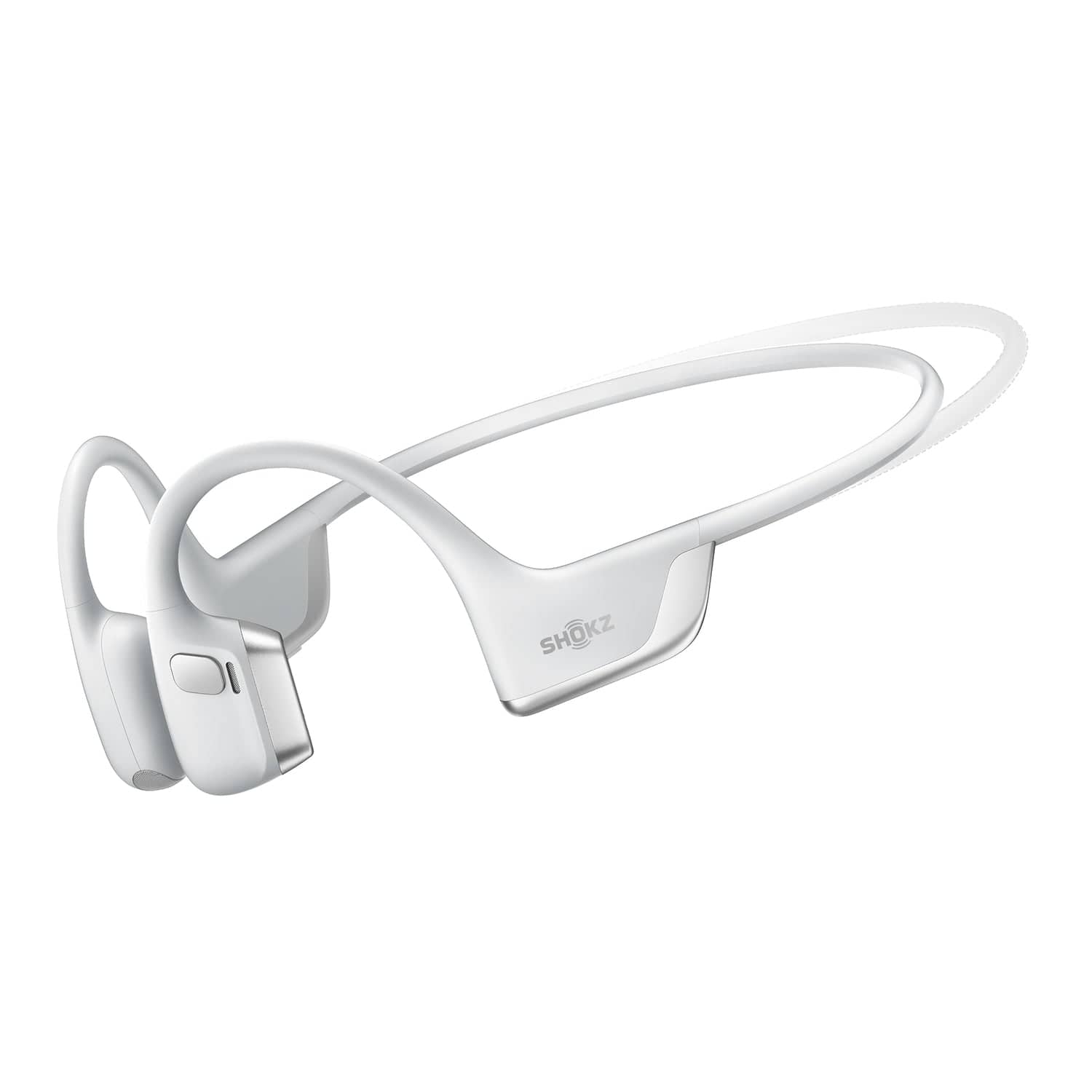 Shokz OpenRun Pro 2 Mini Bone-Conduction Open-Ear Sport Headphones with Microphones, Silver