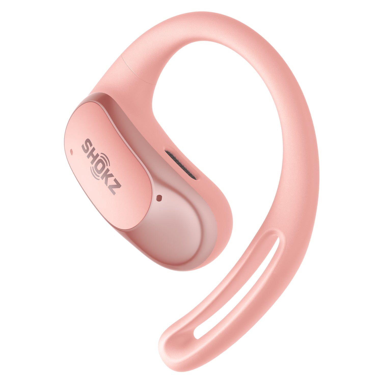 Shokz OpenFit Air TWS Bluetooth Open-Ear Earbuds with Mics, Earhooks, and Charging Case, Clear Voice, up to 28 Hours Play Time, IP54, Pink