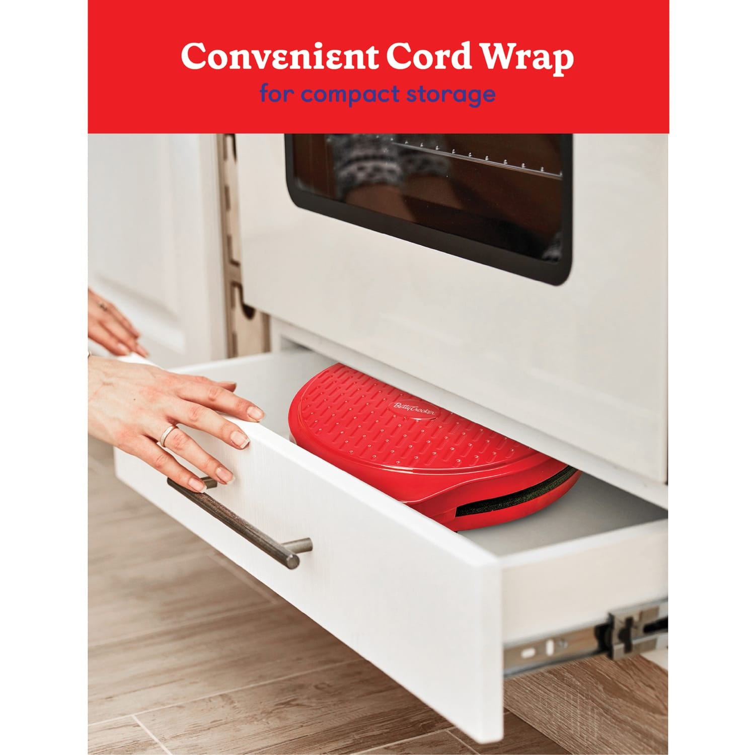 Betty Crocker 12-In. Pizza Maker, Red