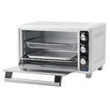 Betty Crocker 0.77-Cu. Ft. 1500-Watt Air Fryer Convection Toaster Oven with 7 Functions, BC-4637, White