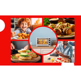 Betty Crocker 0.77-Cu. Ft. 1500-Watt Air Fryer Convection Toaster Oven with 7 Functions, BC-4637, White