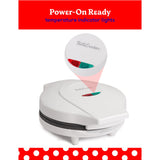 Betty Crocker 8-In. Indoor Electric Travel Nonstick Pizza Maker Plus with Insulated Travel Bag, White