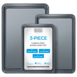 Black+Decker 3-Piece Carbon Steel Baking Sheet Set