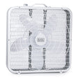 Black+Decker BFB20SW 20-In. 3-Speed Portable Box Fan with Carrying Handle and Recessed Cord Storage, White
