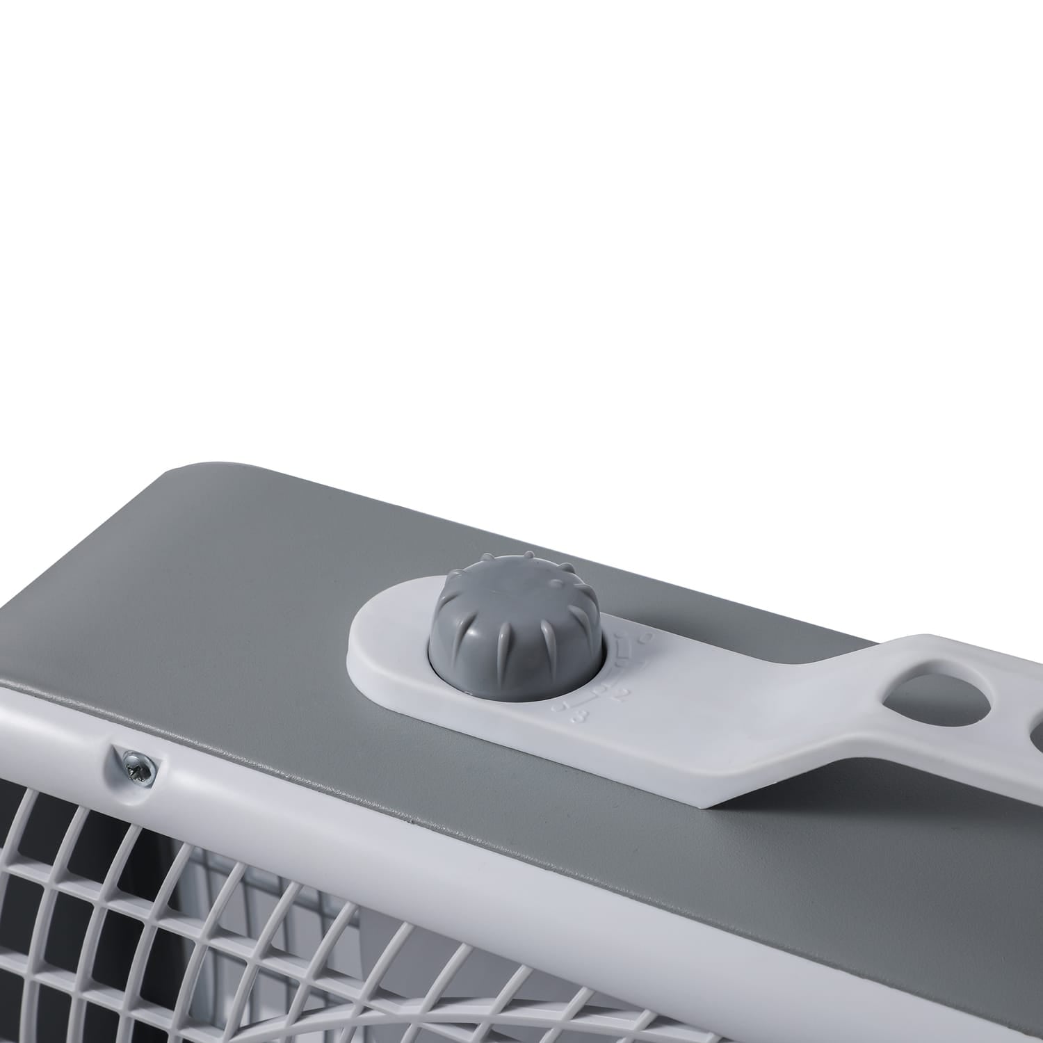 Black+Decker BFB20SW 20-In. 3-Speed Portable Box Fan with Carrying Handle and Recessed Cord Storage, White
