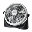 Black+Decker BFF16B 16-In. 3-Speed Portable Floor Fan with Adjustable Tilt, Black