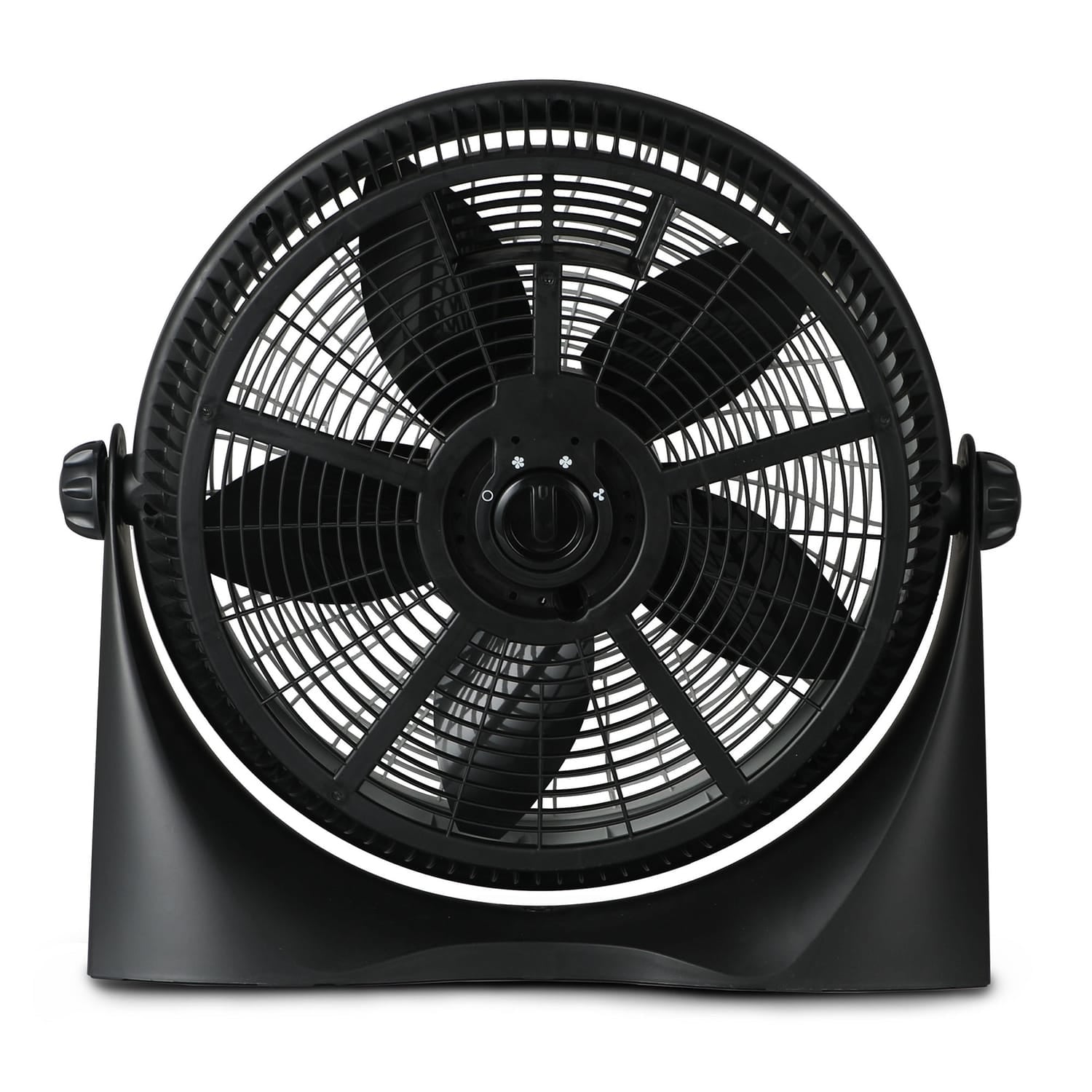 Black+Decker BFF16B 16-In. 3-Speed Portable Floor Fan with Adjustable Tilt, Black