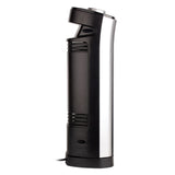 Black+Decker 14-In. 2-Speed Portable Mini Oscillating Tower Fan, Black and Silver, BFT114