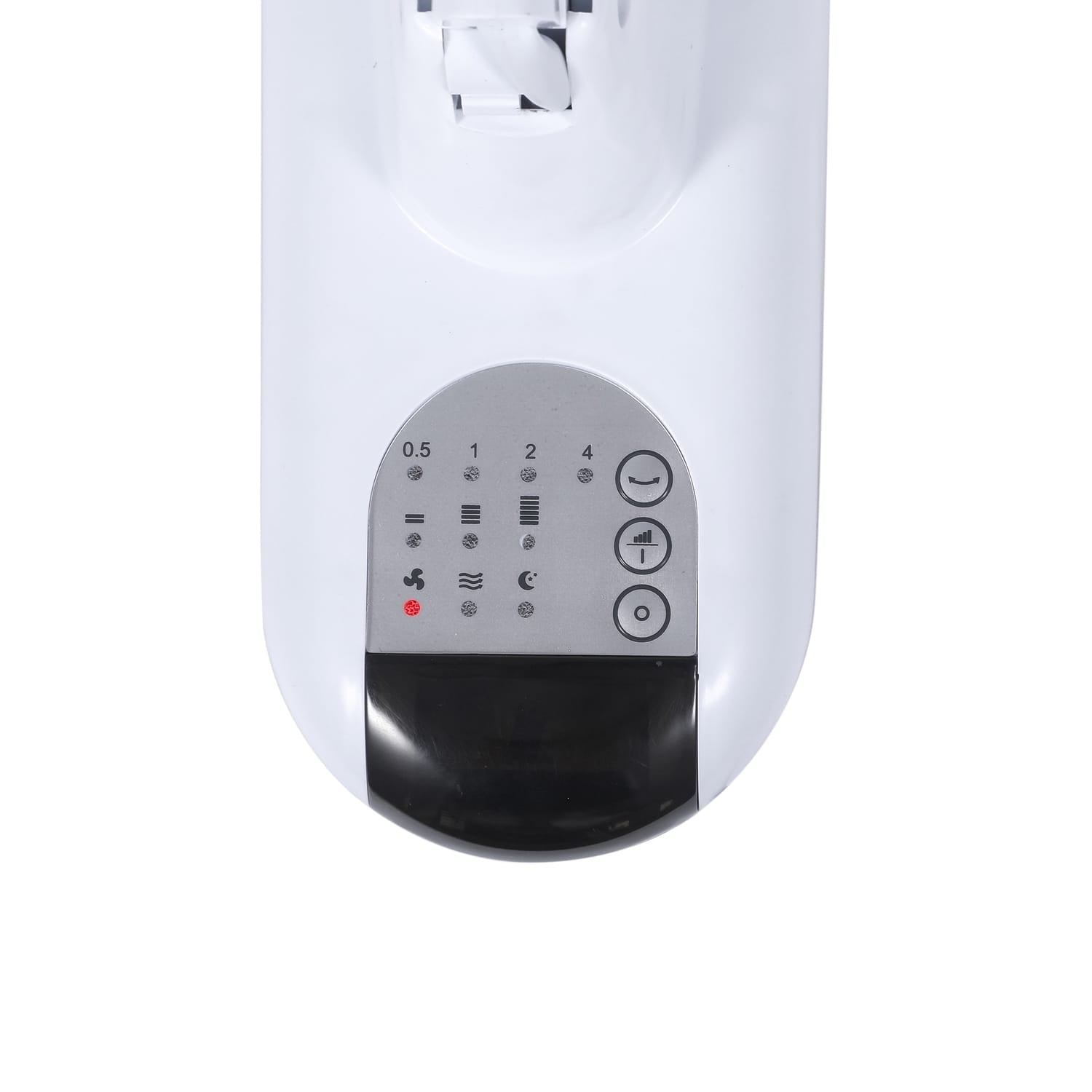 Black+Decker BFWL16R 16-In. 3-Speed Oscillating Wall Fan with Remote, White