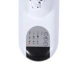 Black+Decker BFWL16R 16-In. 3-Speed Oscillating Wall Fan with Remote, White