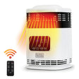 Black+Decker 1500-Watt-Max Mini 360° Surround Heater with Digital Display and Remote