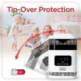 Black+Decker 1500-Watt-Max Mini 360° Surround Heater with Digital Display and Remote