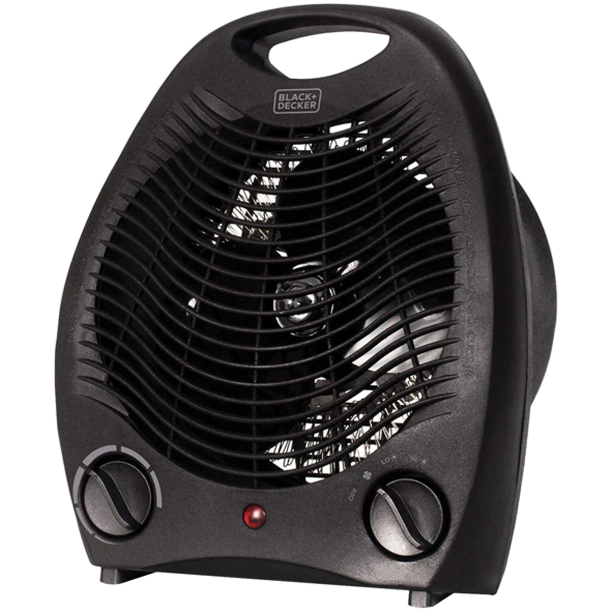 Black+Decker 1500-Watt-Max Personal Desktop Heater with Fan Setting, Black