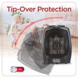 Black+Decker 1500-Watt-Max Personal Desktop Heater with Fan Setting