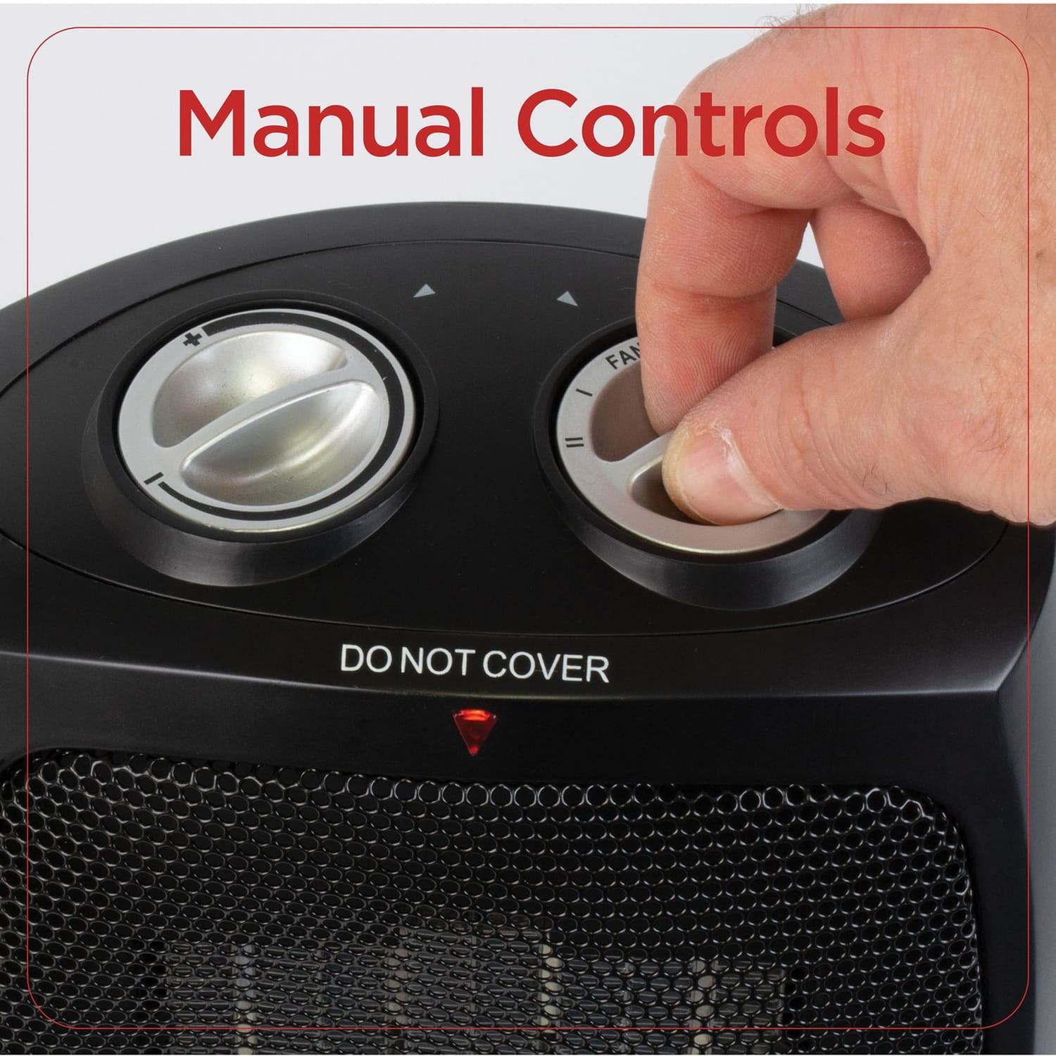 Black+Decker 1500-Watt-Max Personal Desktop Heater with Fan Setting