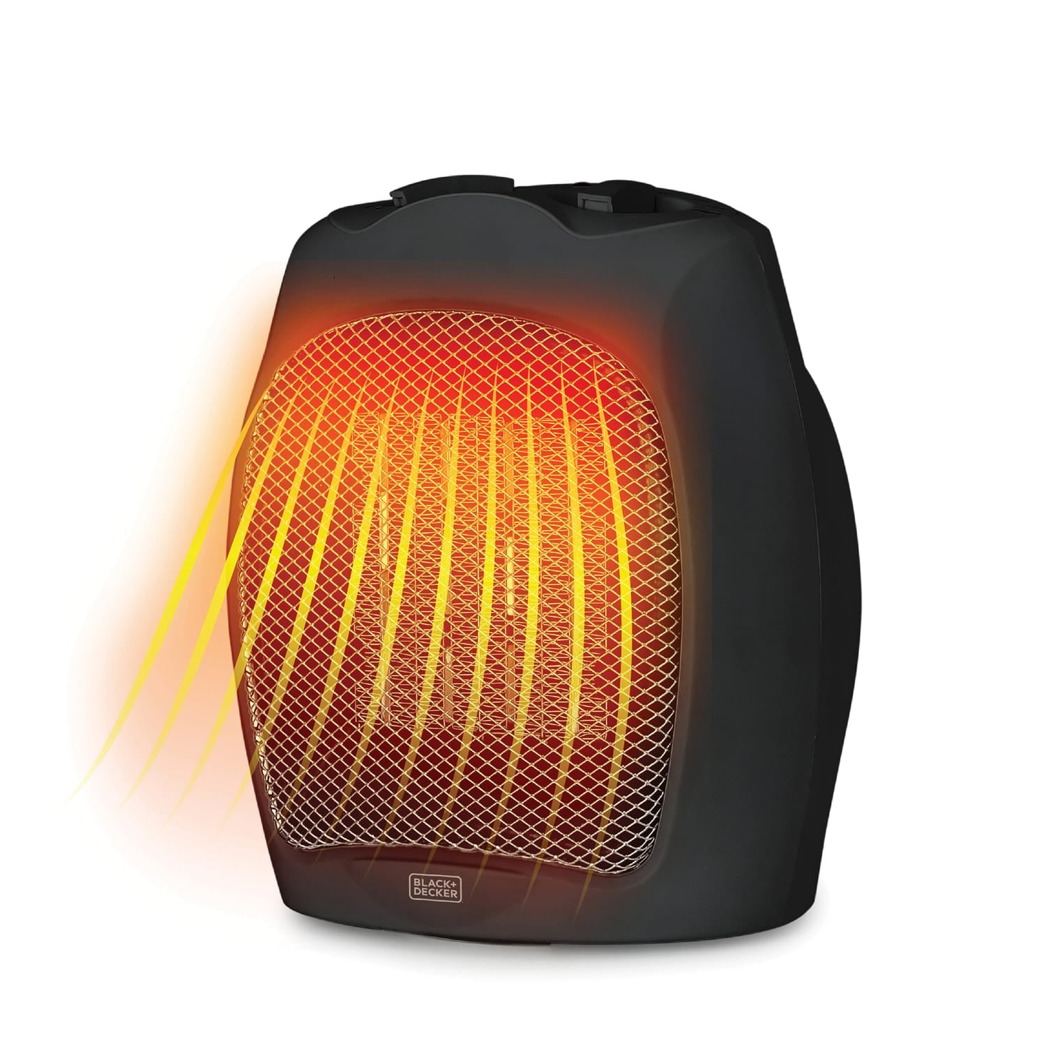 Black+Decker 1500-Watt-Max Desktop Ceramic Heater with Fan Setting, Black