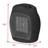 Black+Decker 1500-Watt-Max Desktop Ceramic Heater with Fan Setting, Black