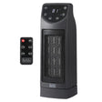 Black+Decker Portable Oscillating Ceramic Mini Tower Heater and Fan Combo, 1500/1000 Watts/Fan Only, 5100 BTU, 70° Oscillation, Remote, 6-Ft. Cord