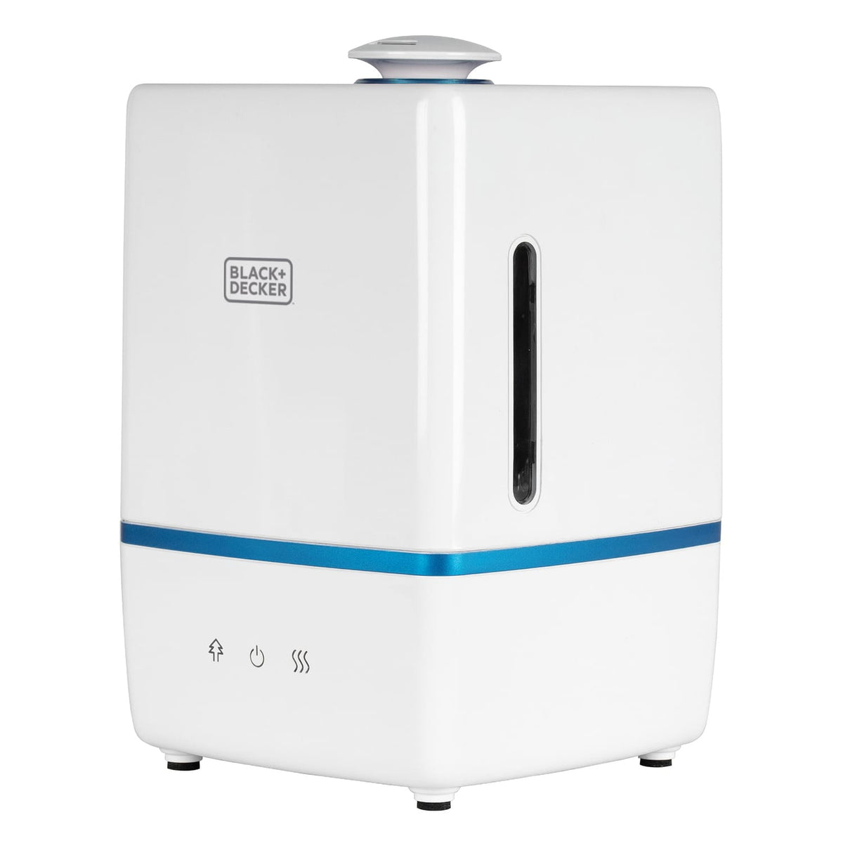 Black+Decker 1.32-Gallon Top-Fill Ultrasonic Humidifier with Warm and Cool Mist, Negative Ions, Aromatherapy Compartment, up to 28 Hours Run Time