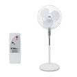 Black+Decker 18-In. 3-Speed Oscillating Stand Fan with Remote, BFSR18, White