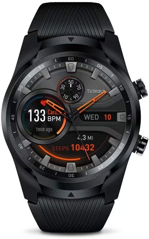 TicWatch WF11018 Pro 4G LTE GPS Smartwatch Black