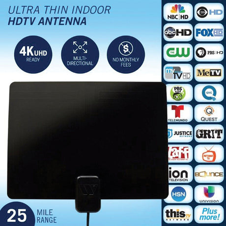 Winegard FlatWave FL-1000 Nonamplified Ultrathin Indoor HD Antenna