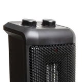 Comfort Glow CEH625 1500-Watt-Max Portable Oscillating Ceramic Fan Tower Heater with Thermostat, Black
