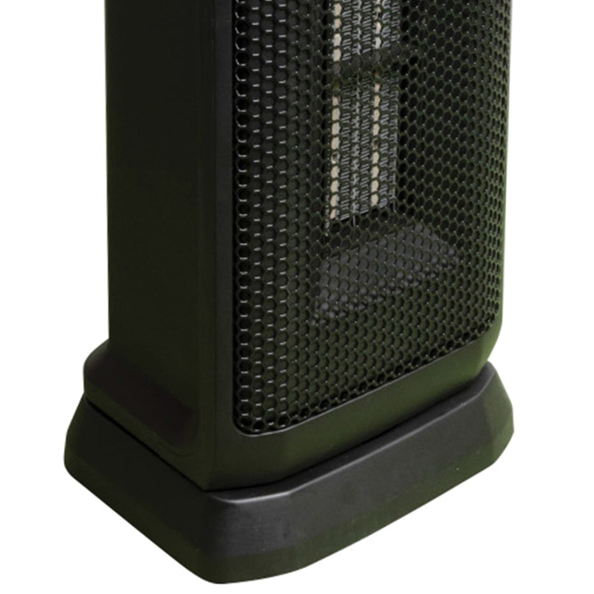 Comfort Glow CEH625 1500-Watt-Max Portable Oscillating Ceramic Fan Tower Heater with Thermostat, Black