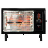 Comfort Glow Portable Electric Radiant Space Heater, 1500/750 Watts, 5120 BTUs, Safety Features, 72-In. Cord