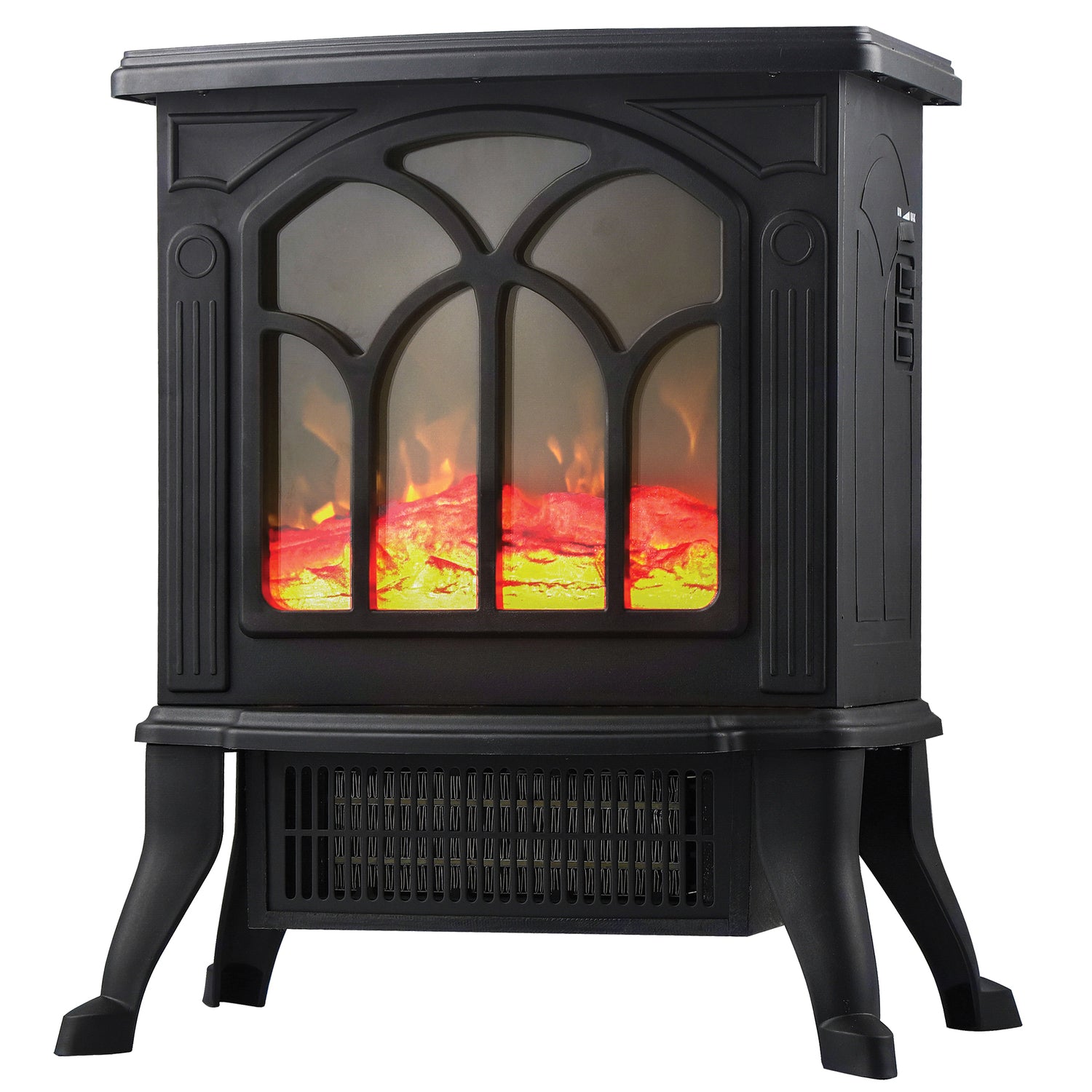 Comfort Glow ES4195 The Sanford 1500-Watt-Max Freestanding Electric Stove with Real Flame Look