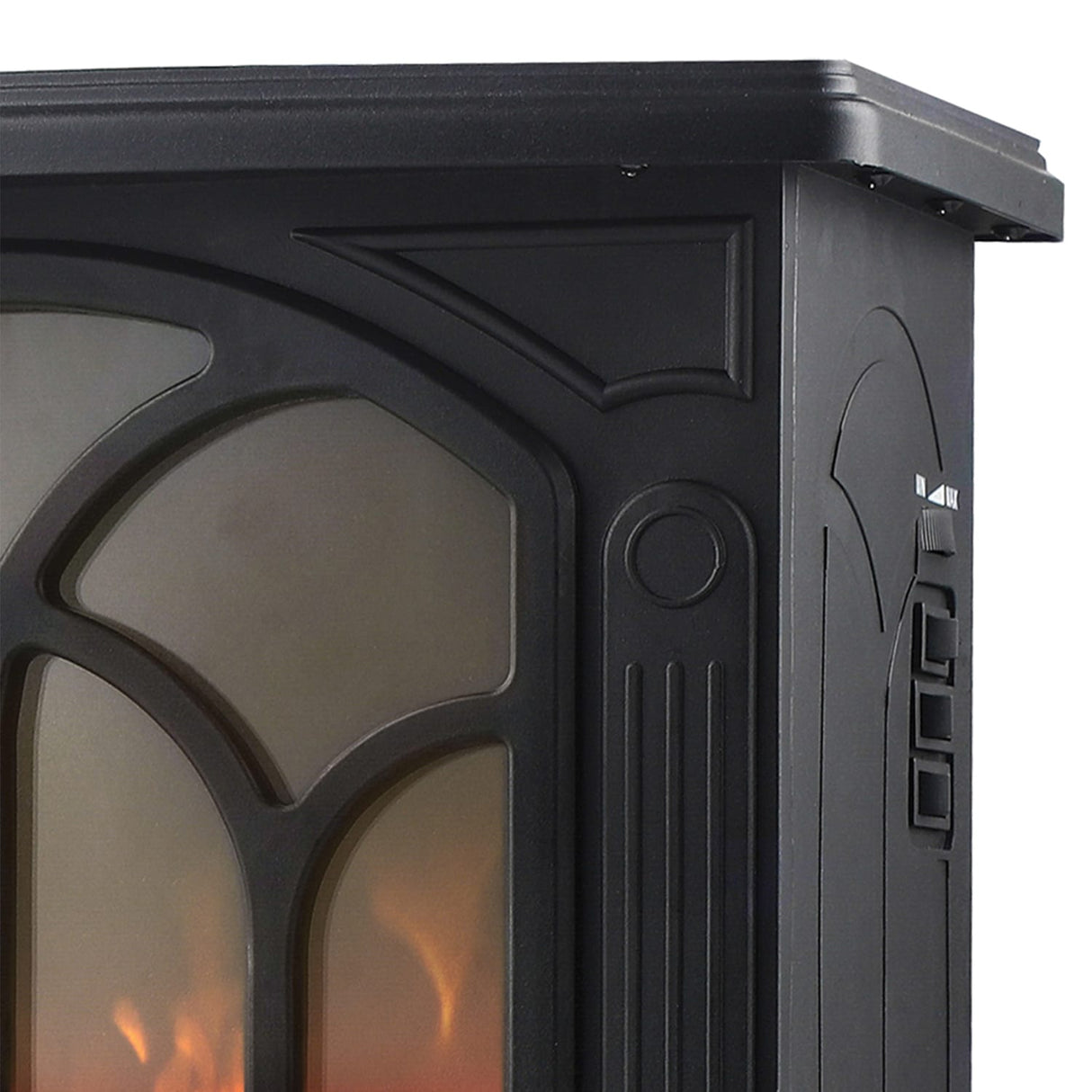 Comfort Glow ES4195 The Sanford 1500-Watt-Max Freestanding Electric Stove with Real Flame Look