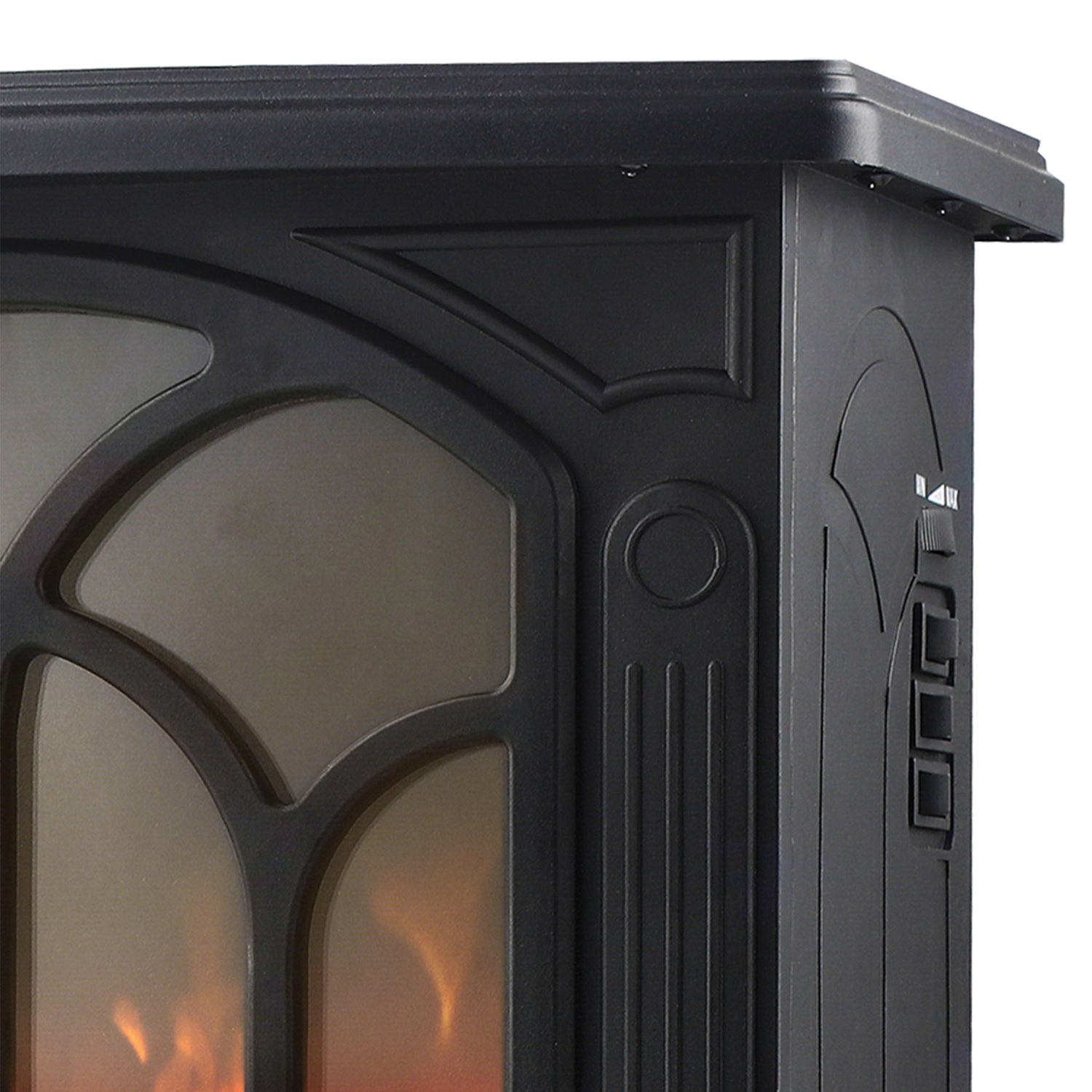 Comfort Glow ES4195 The Sanford 1500-Watt-Max Freestanding Electric Stove with Real Flame Look