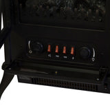 Comfort Glow Ashton Freestanding Portable Electric Fireplace Stove Heater with Blower, 1500/750 Watts, 4800 BTUs, 3D Flame Effect, 6-Ft. Cord
