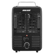 Dura Heat 1500-Watt-Max Portable Milkhouse-Style Heater and Fan, with Thermostat and Anti-Freeze Setting, Black, EUH343
