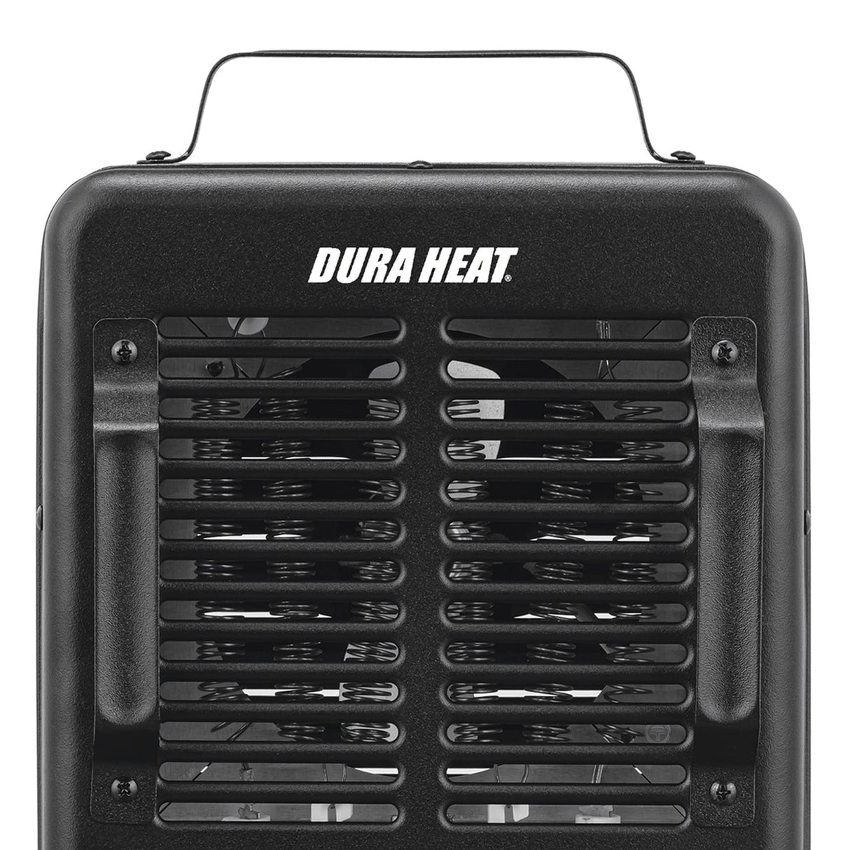 Dura Heat 1500-Watt-Max Portable Milkhouse-Style Heater and Fan, with Thermostat and Anti-Freeze Setting, Black, EUH343