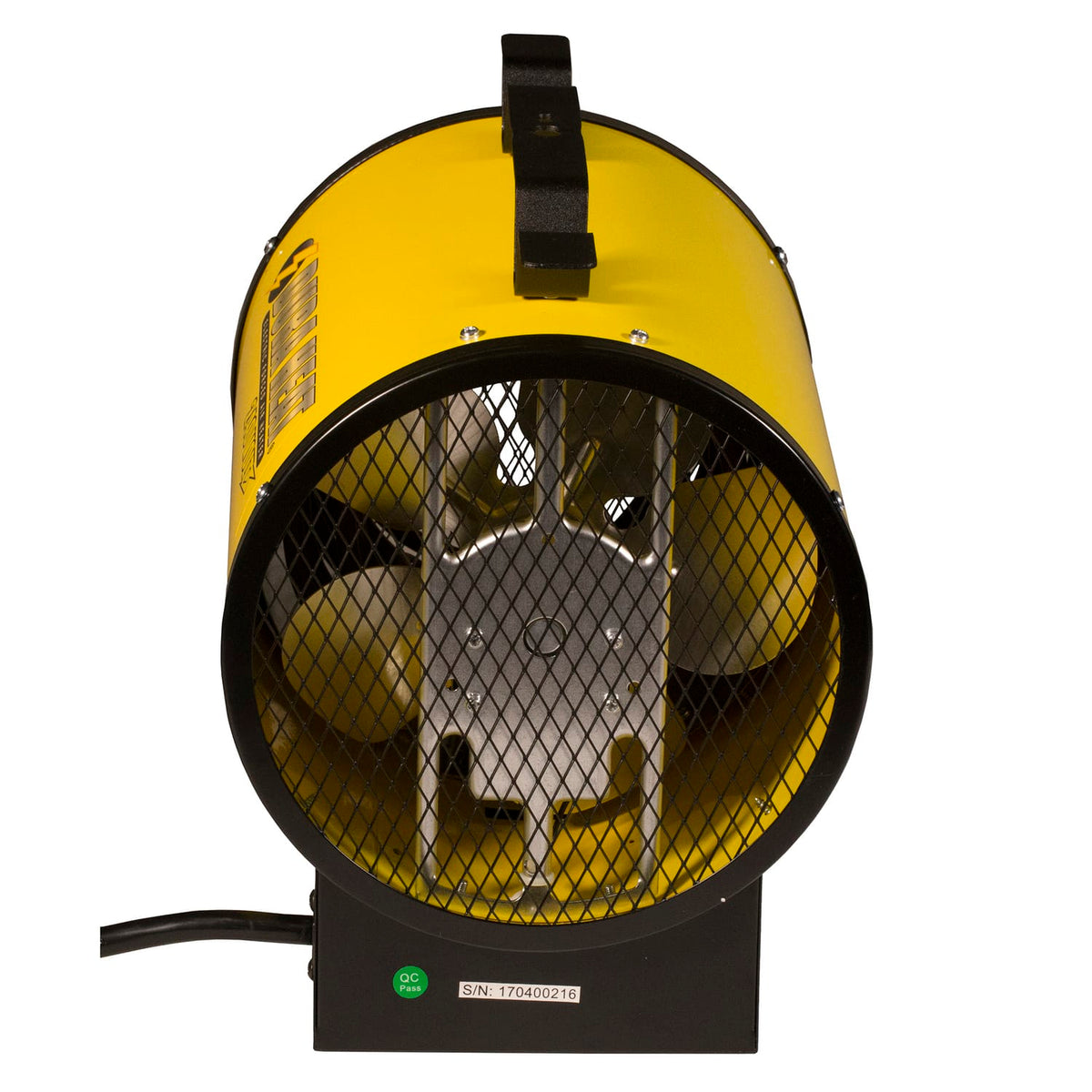 Dura Heat 240-Volt Portable Electric Garage Heater and Fan Combo, 3750 Watts, High/Fan Only, 12800 BTUs, Thermostat, Mounting Kit, 6-Ft. Cord