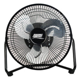 Seasons Comfort 9-In. 3-Speed High-Velocity Heavy-Duty Floor Fan, FHV09, Black