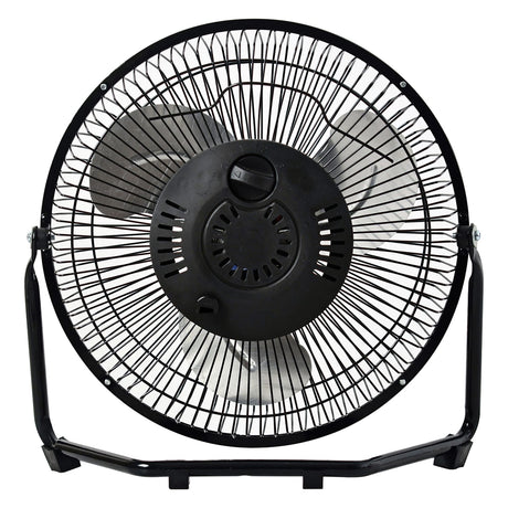 Seasons Comfort 9-In. 3-Speed High-Velocity Heavy-Duty Floor Fan, FHV09, Black