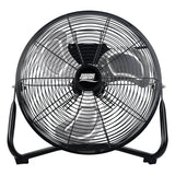 Seasons Comfort 14-In. 3-Speed High-Velocity Heavy-Duty Floor Fan, FHV14, Black