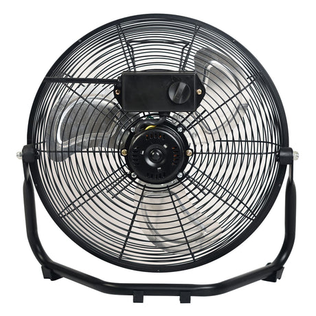 Seasons Comfort 14-In. 3-Speed High-Velocity Heavy-Duty Floor Fan, FHV14, Black