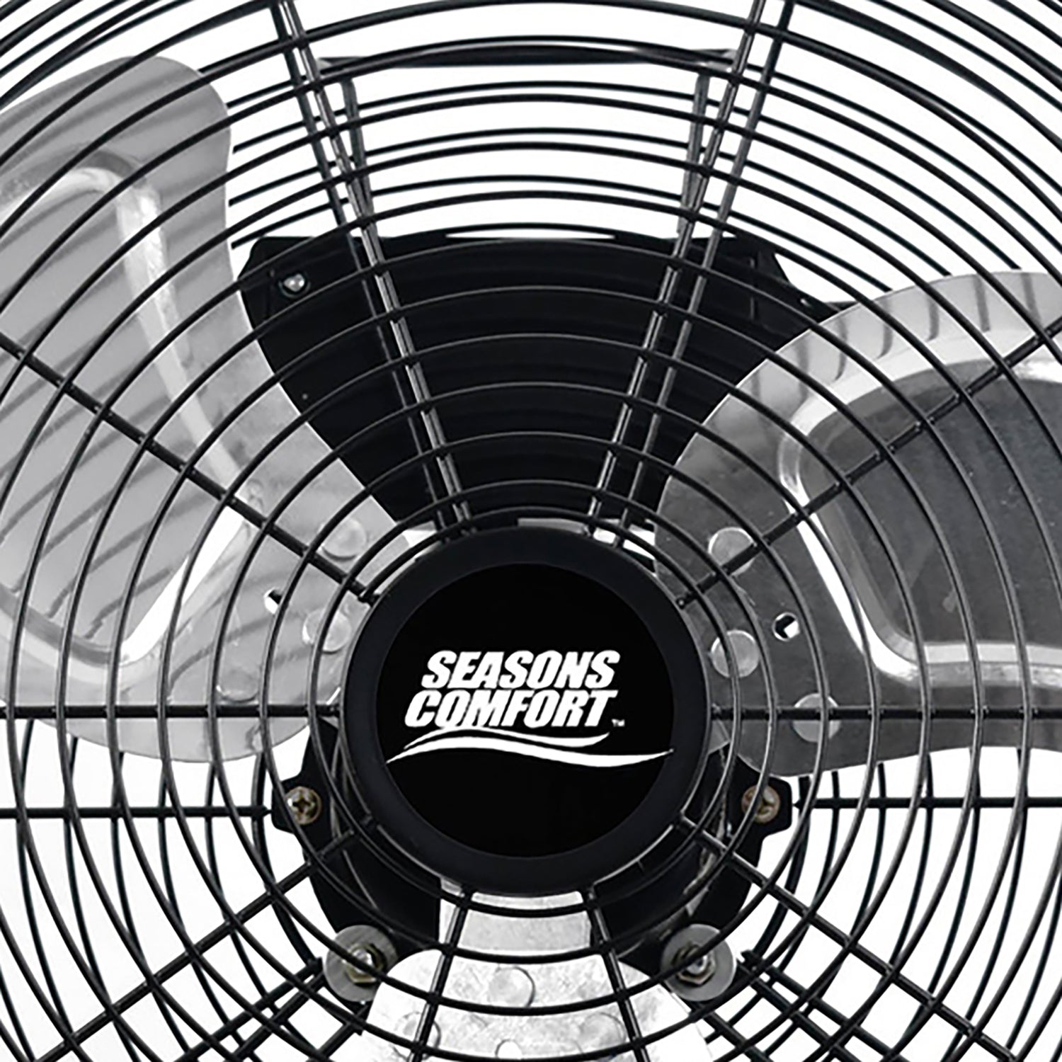 Seasons Comfort 14-In. 3-Speed High-Velocity Heavy-Duty Floor Fan, FHV14, Black