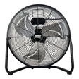 Seasons Comfort 20-In. 3-Speed High-Velocity Heavy-Duty Floor Fan, FHV20, Black