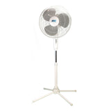 Seasons Comfort 16-In. 3-Speed Oscillating Fan with Pedestal Base, FPD16, White