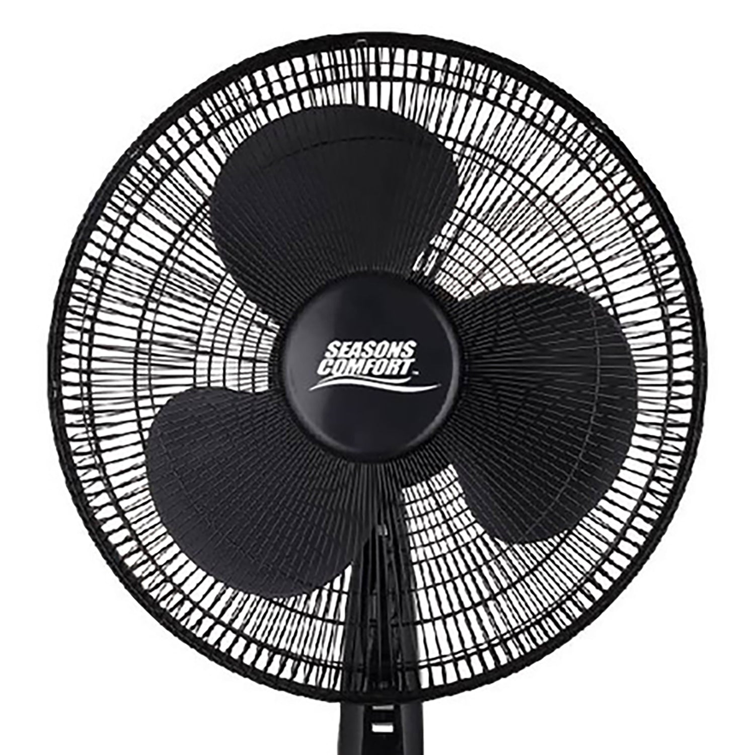 Seasons Comfort 18-In. 3-Speed Oscillating Fan with Pedestal Base, FPD18B, Black