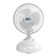 Seasons Comfort 6-In. 2-in-1 Tabletop and Clip-on Portable Fan, FTC6, White